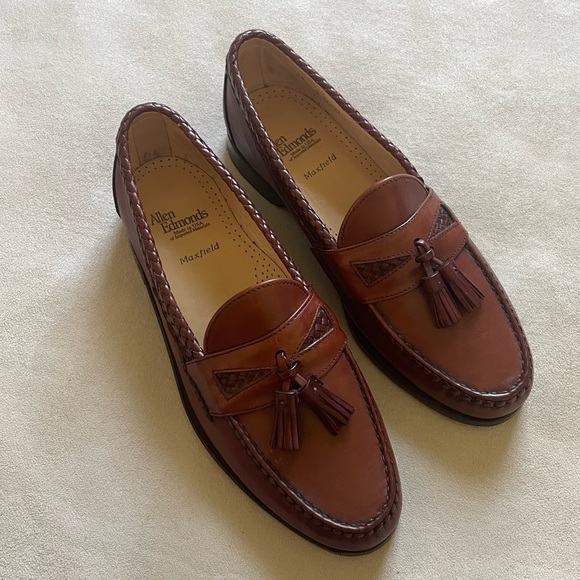 Allen Edmonds Maxfield Tassel Loafers Size 10